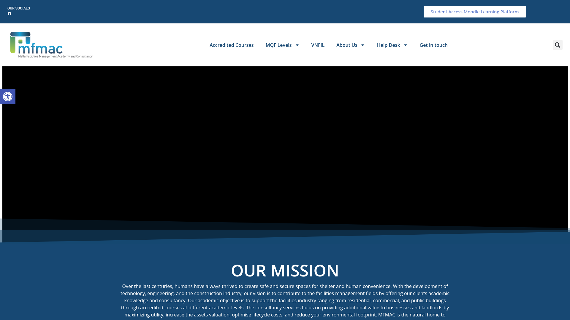 MFMAC federation homepage screenshot